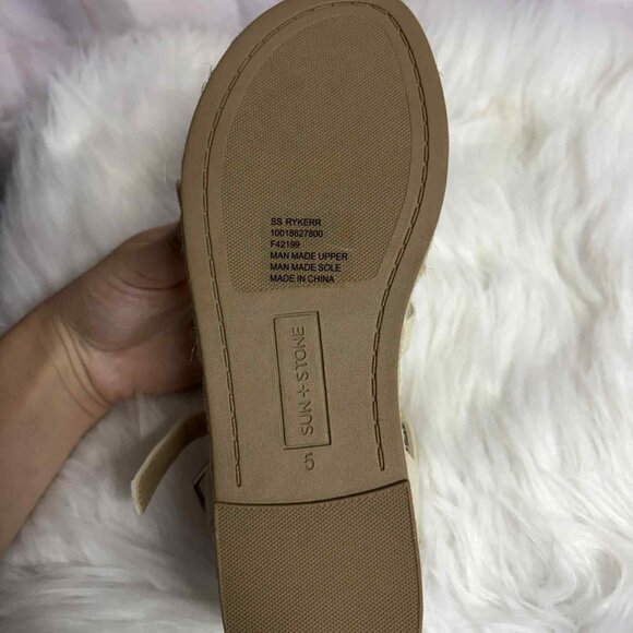 Sun + Stone Women's Rykerr Fisherman Espadrille Flatform Sandals - Picture 3 of 5